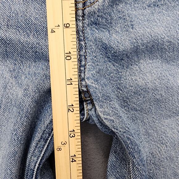 Pacsun Womens Jeans Size 26 90s Boyfriend High Rise Distressed Bleach Raw Hem - Picture 6 of 16